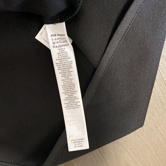 JOE FRESH A-Line Black Mini Skirt (NWT) - Picture 3 of 4